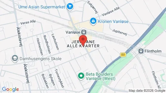 Erhvervslokaler til leje i Vanløse - Foto fra Google Street View