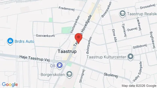 Erhvervslokaler til leje i Taastrup - Foto fra Google Street View