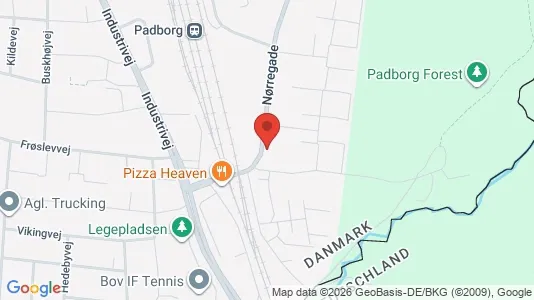 Erhvervslokaler til leje i Padborg - Foto fra Google Street View