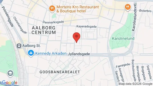 Erhvervslokaler til leje i Aalborg Centrum - Foto fra Google Street View