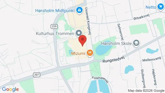 Erhvervslokaler til leje i Hørsholm - Foto fra Google Street View