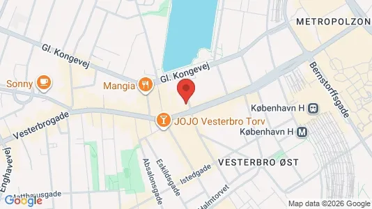 Erhvervslokaler til leje i Vesterbro - Foto fra Google Street View