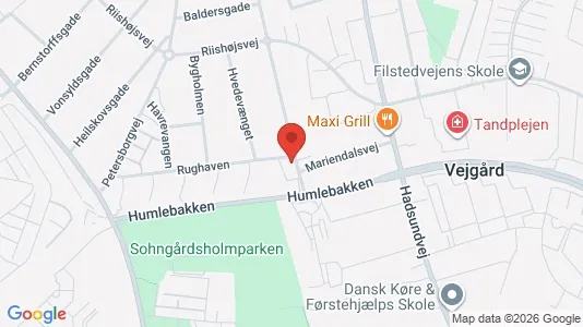 Erhvervslokaler til leje i Aalborg Centrum - kort over placeringen