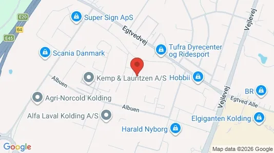 Erhvervslokaler til leje i Kolding - Foto fra Google Street View