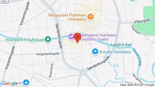Erhvervslokaler til leje i Holstebro - Foto fra Google Street View