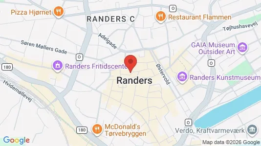 Erhvervslokaler til leje i Randers C - Foto fra Google Street View