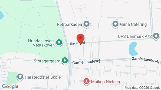 Erhvervslokaler til leje i Glostrup - kort over placeringen