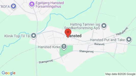 Erhvervslokaler til leje i Horsens - kort over placeringen