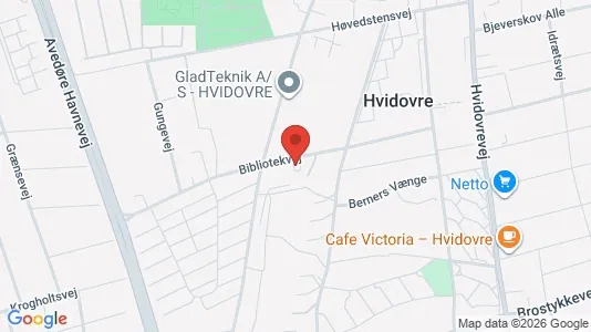 Erhvervslokaler til leje i Hvidovre - Foto fra Google Street View