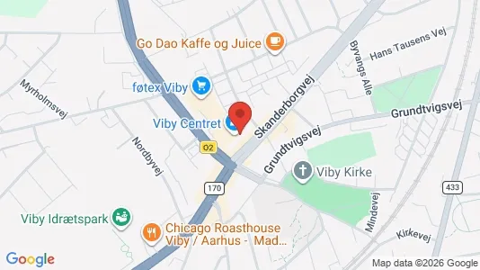 Erhvervslokaler til leje i Viby J - Foto fra Google Street View