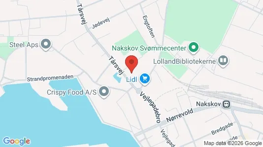 Erhvervslokaler til leje i Nakskov - Foto fra Google Street View