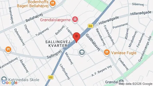 Erhvervslokaler til leje i Vanløse - Foto fra Google Street View