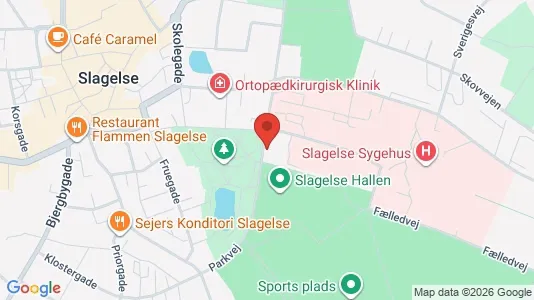 Erhvervslokaler til leje i Slagelse - kort over placeringen