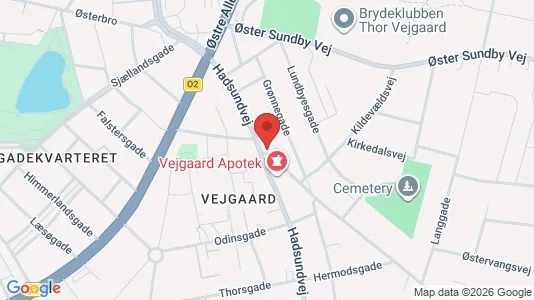 Erhvervslokaler til leje i Aalborg Centrum - kort over placeringen