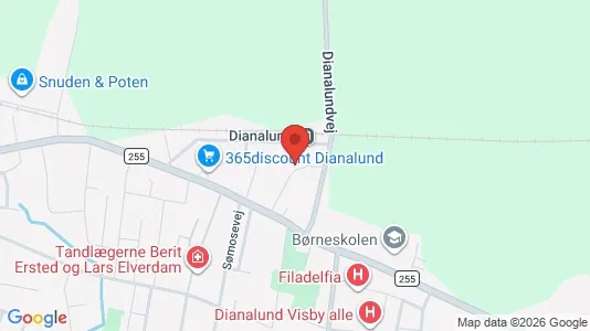 Erhvervslokaler til leje i Dianalund - Foto fra Google Street View