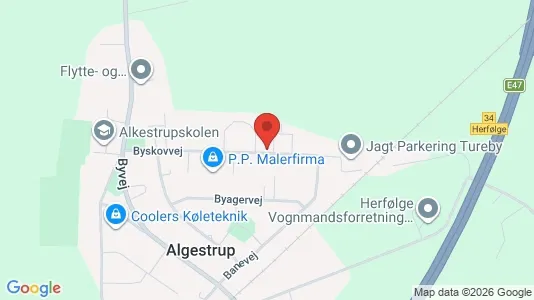 Erhvervslokaler til leje i Tureby - kort over placeringen