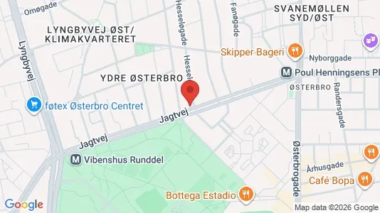 Erhvervslokaler til leje i Østerbro - Foto fra Google Street View