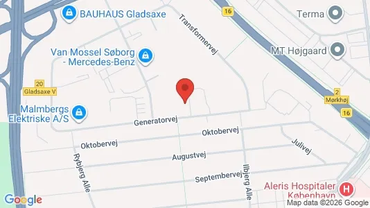 Erhvervslokaler til leje i Herlev - kort over placeringen