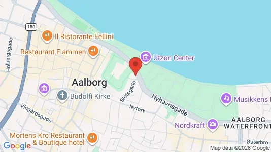 Erhvervslokaler til leje i Aalborg Centrum - kort over placeringen
