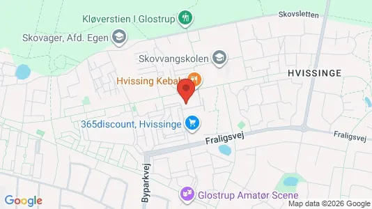 Erhvervslokaler til leje i Glostrup - kort over placeringen