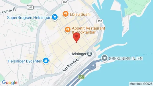 Erhvervslokaler til leje i Helsingør - Foto fra Google Street View
