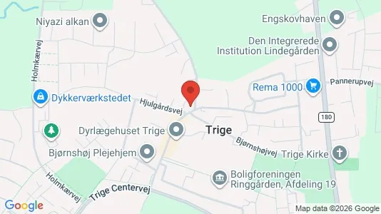Erhvervslokaler til leje i Trige - Foto fra Google Street View
