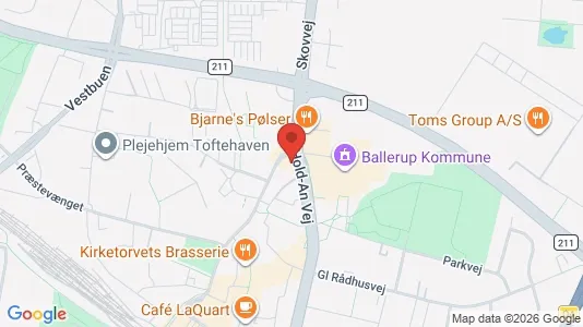 Erhvervslokaler til leje i Ballerup - kort over placeringen
