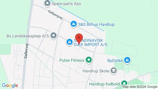 Erhvervslokaler til leje i Havdrup - Foto fra Google Street View