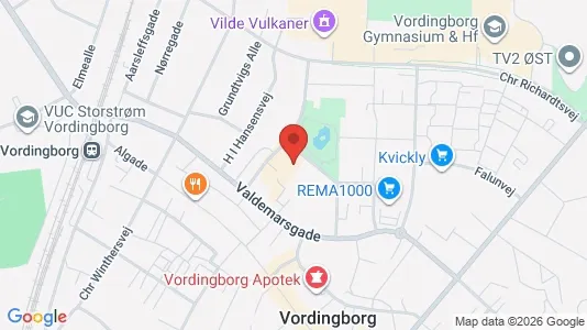 Erhvervslokaler til leje i Vordingborg - Foto fra Google Street View