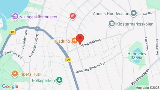 Erhvervslokaler til leje i Roskilde - kort over placeringen