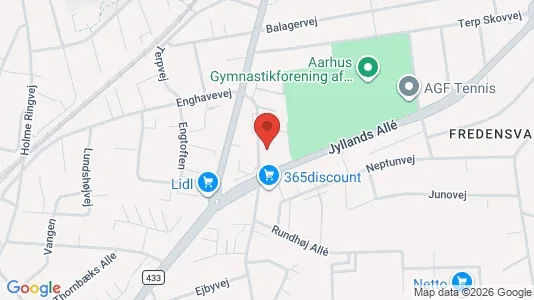 Erhvervslokaler til leje i Viby J - kort over placeringen