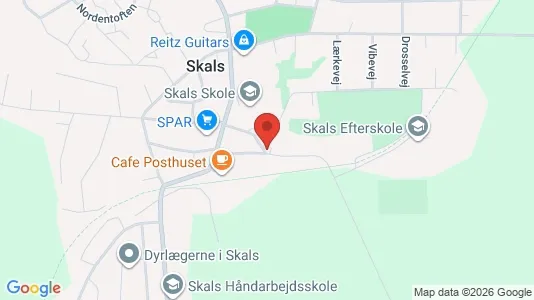 Erhvervslokaler til leje i Skals - Foto fra Google Street View