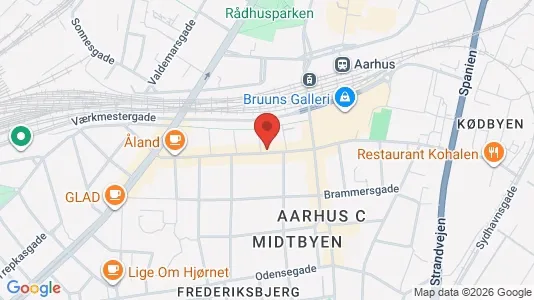 Erhvervslokaler til leje i Århus C - Foto fra Google Street View