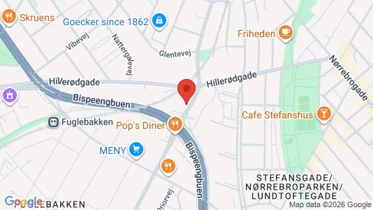 Erhvervslokaler til leje i Frederiksberg - Foto fra Google Street View