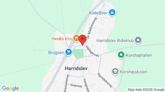 Erhvervslokaler til leje i Randers NØ - kort over placeringen