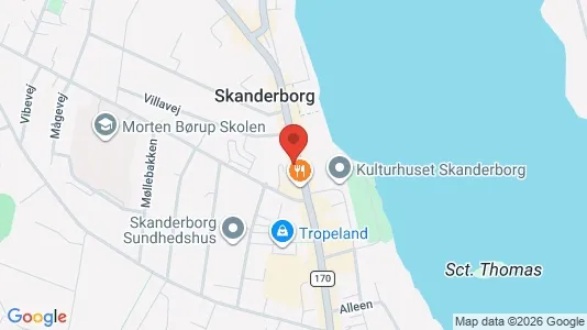 Erhvervslokaler til leje i Skanderborg - Foto fra Google Street View