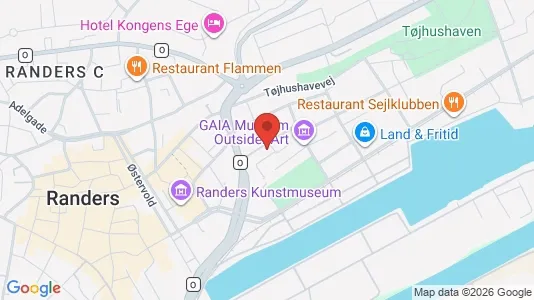 Erhvervslokaler til leje i Randers C - Foto fra Google Street View