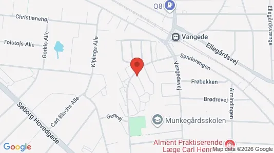 Erhvervslokaler til leje i Dyssegård - kort over placeringen