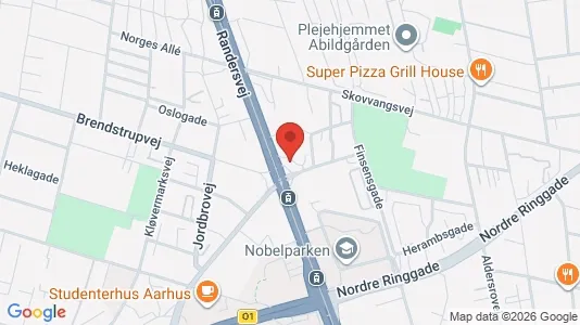 Erhvervslokaler til leje i Århus N - Foto fra Google Street View
