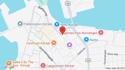 Erhvervslokaler til leje i Korsør - Foto fra Google Street View