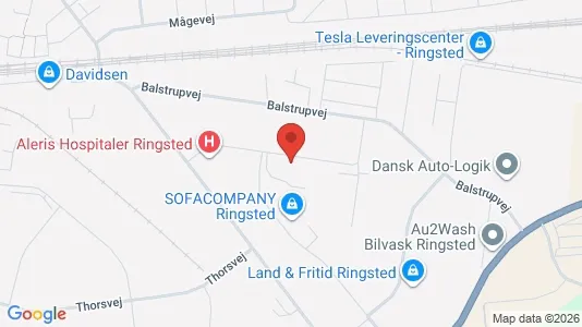 Erhvervslokaler til leje i Ringsted - Foto fra Google Street View