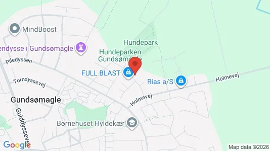 Erhvervslokaler til leje i Roskilde - kort over placeringen