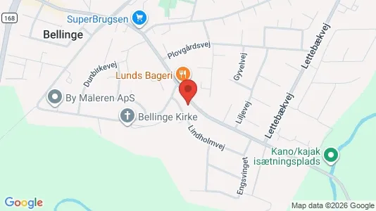 Erhvervslokaler til leje i Odense SV - kort over placeringen