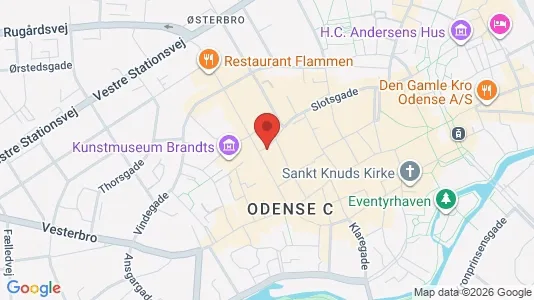 Erhvervslokaler til leje i Odense C - Foto fra Google Street View