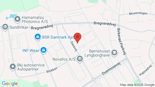 Erhvervslokaler til leje i Birkerød - Foto fra Google Street View