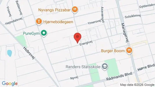 Erhvervslokaler til leje i Randers NV - Foto fra Google Street View