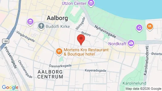 Erhvervslokaler til leje i Aalborg Centrum - Foto fra Google Street View