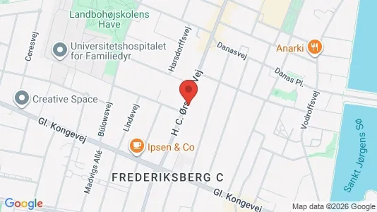 Erhvervslokaler til leje i Frederiksberg C - Foto fra Google Street View