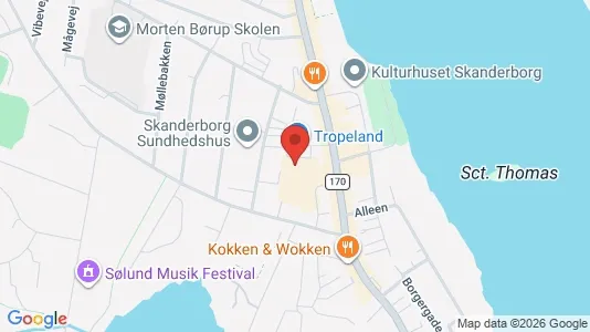 Erhvervslokaler til leje i Skanderborg - Foto fra Google Street View