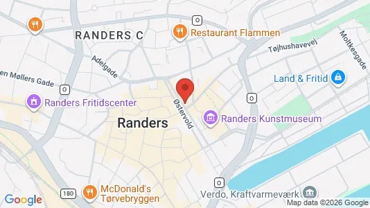 Erhvervslokaler til leje i Randers C - Foto fra Google Street View